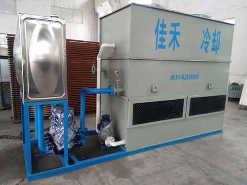 封閉式冷卻塔是由哪些配件組合而成的？